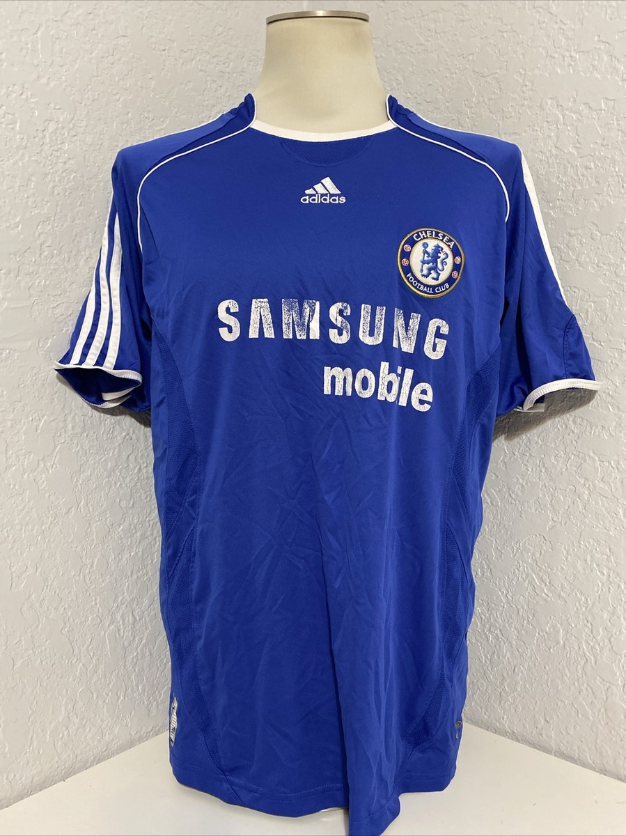 チェルシー Ballack バラック 13 シャツ adidas Vintage Men's Adidas CHELSEA FC Michael Ballack #13 Soccer