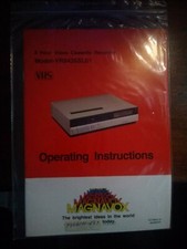 MAGNAVOX VIDEO CASSETTE RECORDER MODEL VR8435SL01 OPERATING INSTRUCTIONS