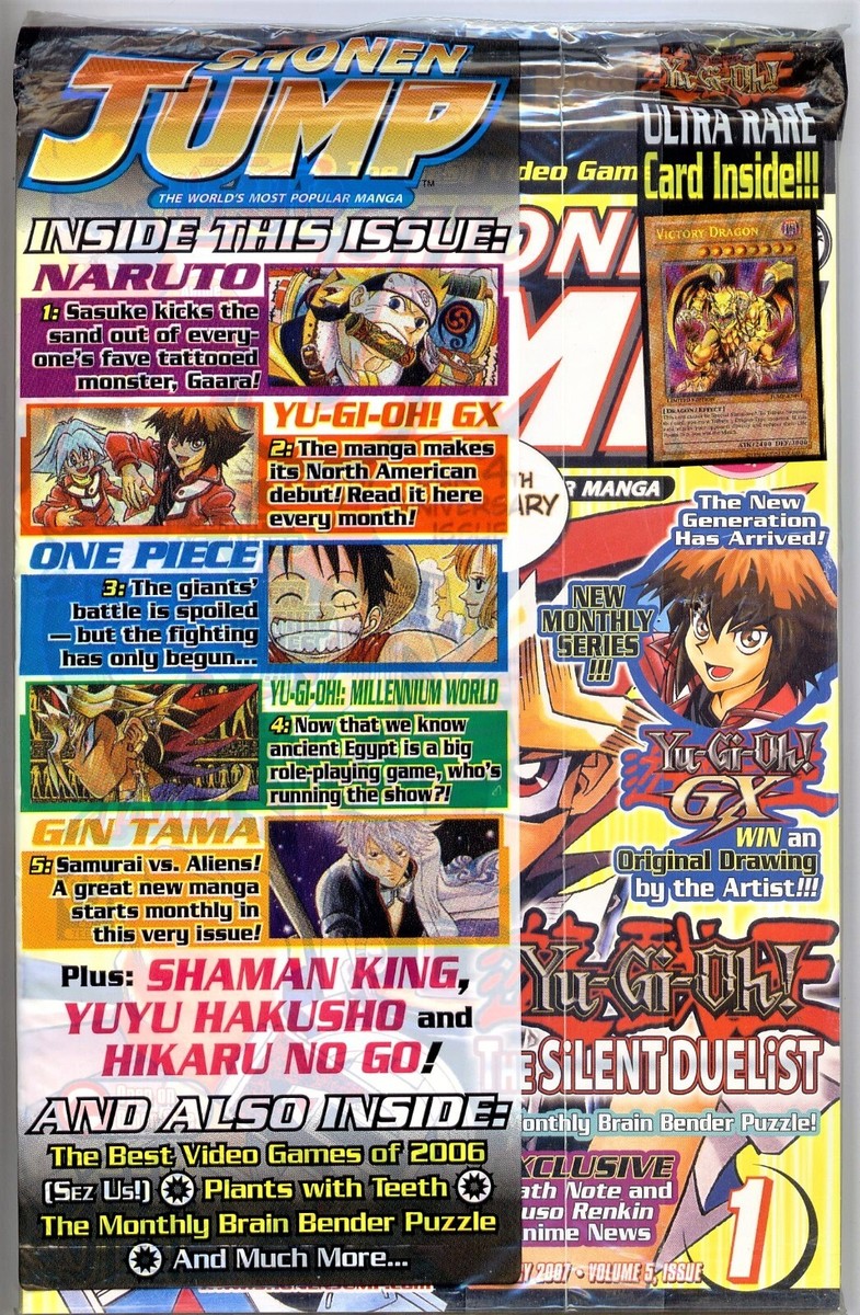 SHONEN JUMP Vol.5 #1(1/07)SEALED w/VICTORY DRAGON PROMO CARD(JMP