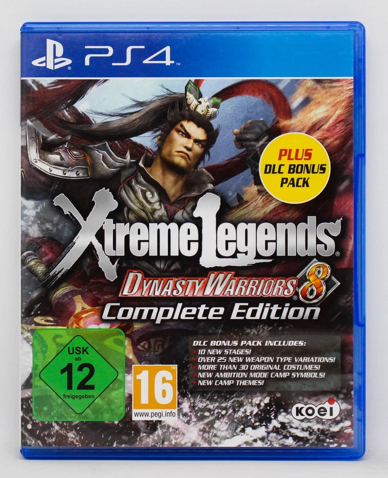 XTREME LEGENDS DYNASTY WARRIORS 8 Complete Edition Playstation 4 PS4 PAL España