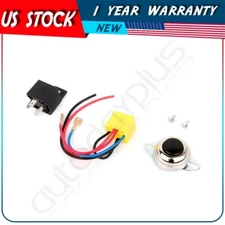 4-PIN 30A 12V Horn Relay & Plug & Momentary Horn Switch Air Horn Wiring Kit