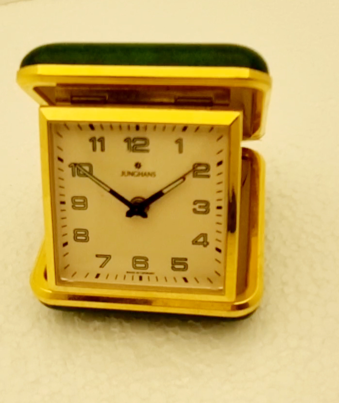Um 1960 Vintage Reisewecker JUNGHANS mechanischer Wecker
