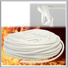 600 C HIGH TEMP Fiberglass Sleeving Wire Cable Insulation Tubing  1 to  50 White
