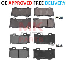 PER NISSAN INFINITI Q60 Q70 3.7 Benzina Pastiglie Freno Anteriori e Posteriori 2013-2016