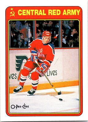 1990-91 O-Pee-Chee #6R Evgeny Shastin Central Red Army | eBay