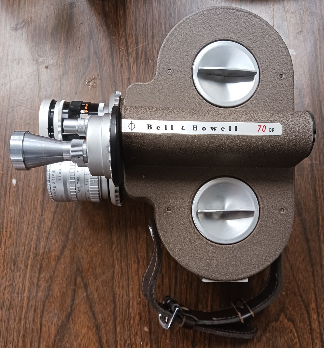 Bell & Howell 70DR 16mm Movie Camera with Angenieux 1 Inch Lens