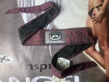 *New Oldstock* Angel Bunkerking Vintage Paintball Headband - Red Cheetah