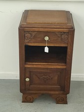 Nachtschrank Kommode Antik Eiche Art Deco Beisteller Frankreich um 1930 Kle342