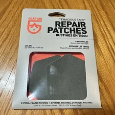 Gear Aid Tenacious Tape Peel And Stick Outdoor Gear Repair Patch 10734 OD Green
