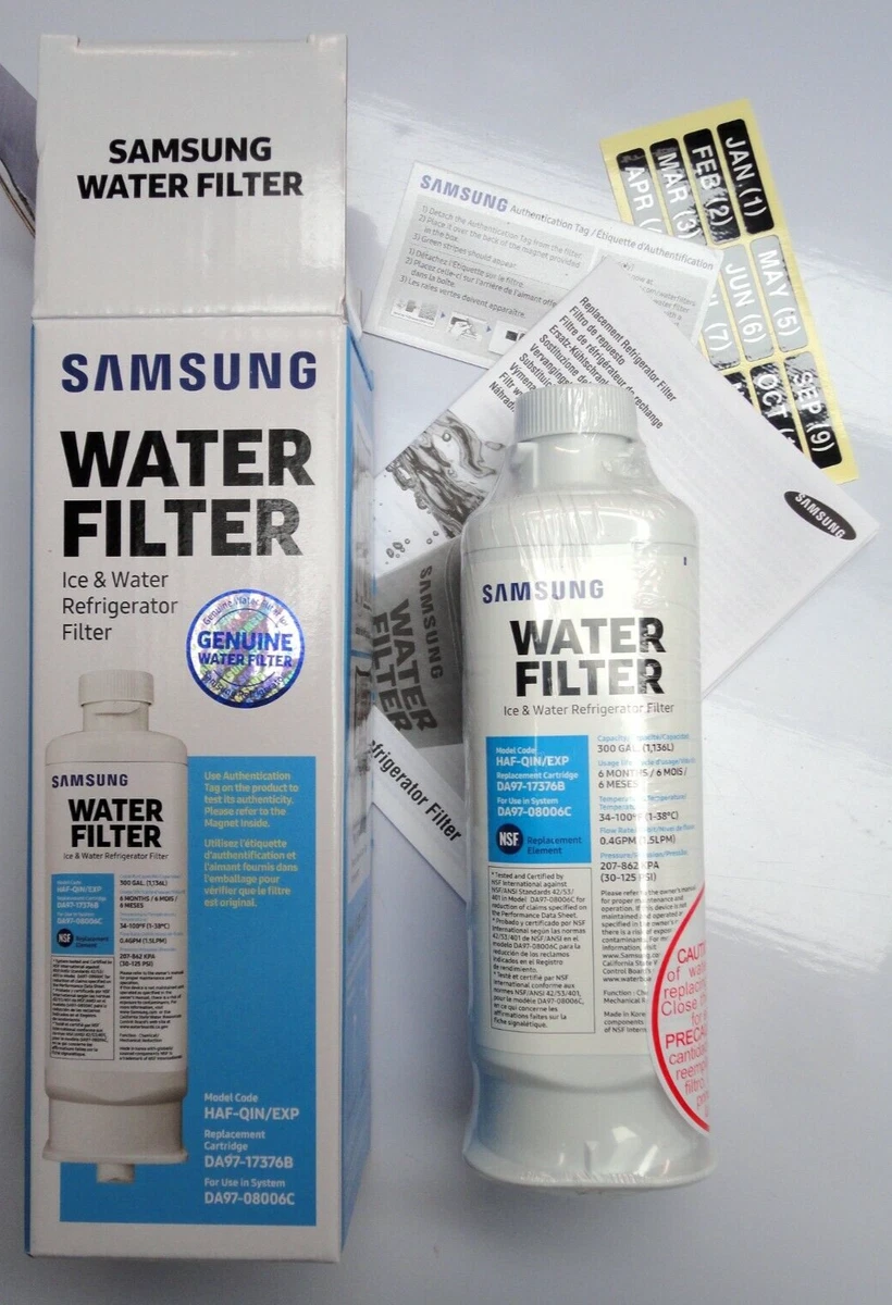 Samsung fridge 2024 freezer water filter
