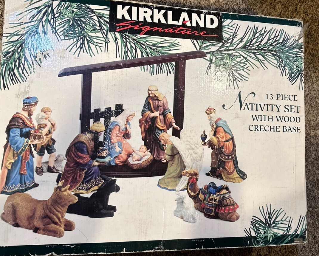 VTG Kirkland Signature Replacement Angel Piece Porcelain Nativity