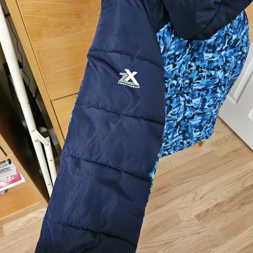 Chaqueta de invierno Zero Xposure XL 14/16 azul camuflaje para niño - Imagen 7 de 9