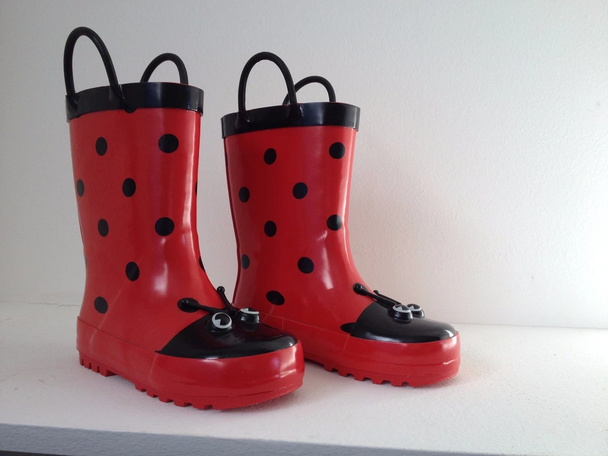 Kids clearance red gumboots