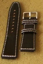 RUSSIAN  POLJOT  Aviator   leather  WATCH BAND 22 MM 