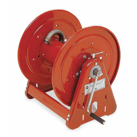 Reelcraft Ca32112 M Hand Crank Hose Reel, 200 Ft, 1/2" Id, Red
