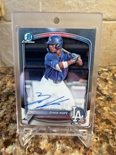 Zyhir Hope CPA-ZH 2025 Bowman Chrome Auto - Dodgers