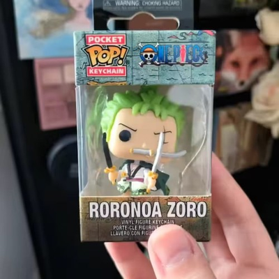 #ad #ad Funko Pocket Pop Keychain One Piece Roronoa Zoro $40.00