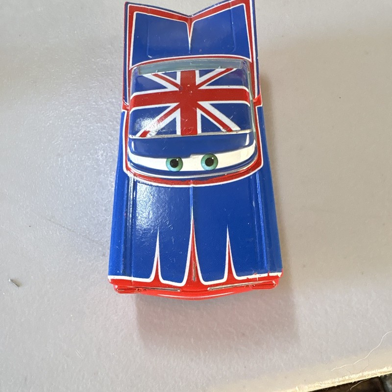 Disney Pixar Cars RAMONE UK British Flag Die Cast Mattel 1:55 RARE