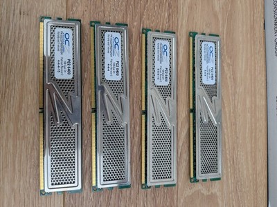 OCZ PC2-6400 DDR2 SDRAM Memory Modules Silver Heat Spreaders