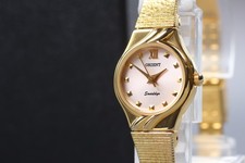 Orologio da donna vintage anni 2000 N come nuovo quarzo oro Orient Smaddy UB8...