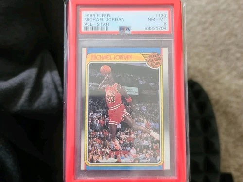 1988 Fleer #120 Michael Jordan Psa 8