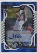 2022 Panini Absolute Rookies Spectrum Blue Signatures /25 Jalen Pitre Auto 12b9