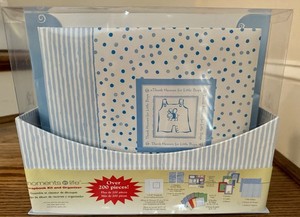 Thank Heaven for Little Boys Scrapbook Kit / Organizer By C.R. Gibson NWT 