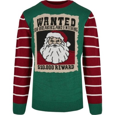 Urban Classics Wanted Christmas Sweater Pullover Knit Uglysweater