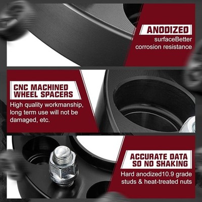 KAX 15mm Hubcentric Wheel Spacers (2Pcs) - 5x114.3, 60.1 Hub, M12x1.5 For Lexus/Toyota - View #5