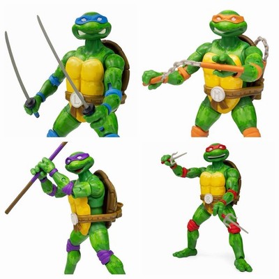 BST AXN TMNT Mikey Donnie Leo Raph Arcade Game Action Figure GameStop Articulate