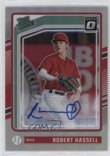 2024 Donruss Optic Rated Prospects Signatures Robert Hassell III #117 Auto 13d7
