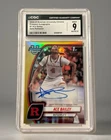 Ace Bailey 2024 Bowman U Chrome Prospect Auto #1 GOLD REFRACTOR /50 CGC 9