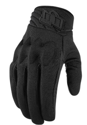 ICON ANTHEM 2 MOTORCYCLE GLOVES TEXTILE MESH PADDED KNUCKLES STEALTH MENS 3XL