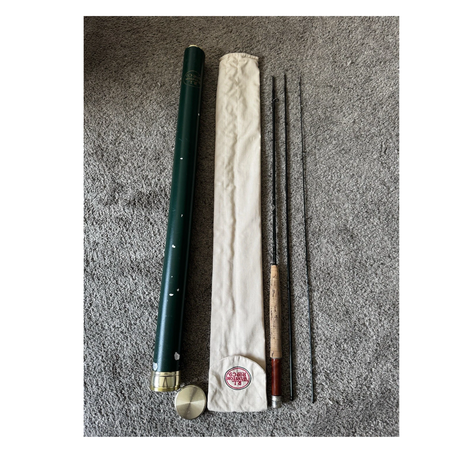 R.L. Winston 7' 2wt Fly Fishing Rod 3pc +Tube & Sock