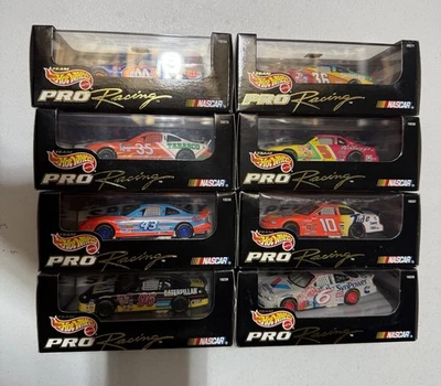 NASCAR DIECAST HOT WHEELS 1/43 LOT OF 8 ASSORTED DRIVERS - NO REPEATS! - Image 1 of 4