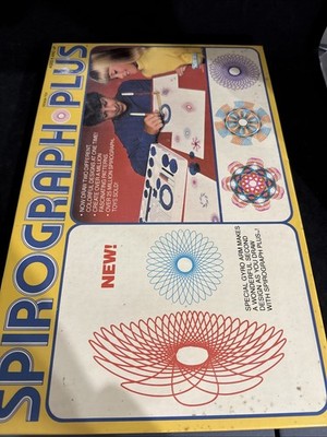 Spirograph PStencil Drawing Vtg Set 1982 No. 14210 Almost complete Kenner