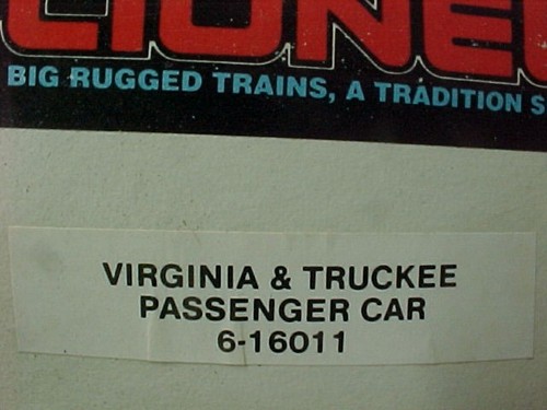 Coche de pasajeros Lionel Virginia & Truckee: 6-16011 | Zustand: Used