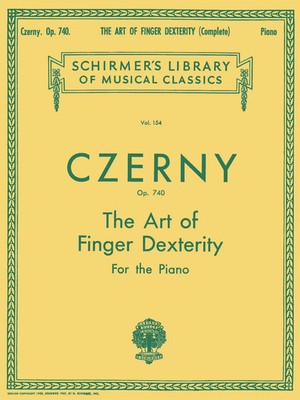 Max Vogrich | Czerny: Art of Finger Dexterity for the Piano, Op. 740...