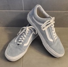VANS OLD SKOOL JELLY SIDESTRIPE LIGHT BLUE SKATE SNEAKERS MENS 8.5, WOMEN'S 10
