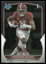 2022 Bowman University Chrome #18 Traeshon Holden Rookie Alabama Crimson Tide