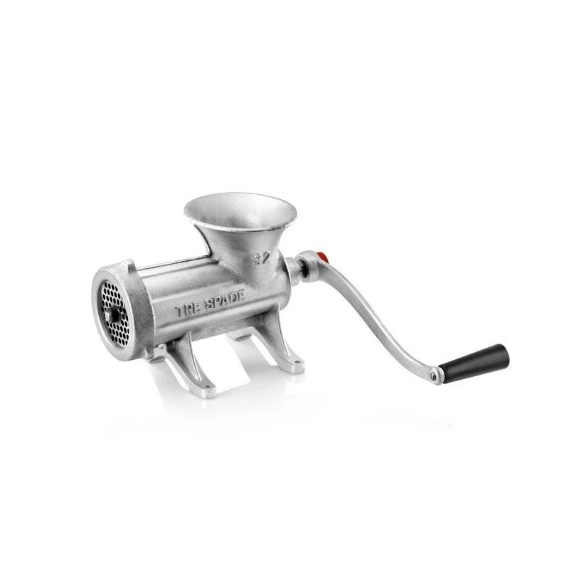 Disco Forato Acciaio Inox Per Tritacarne Taglia 32 | 3 Fori Da 3,5 Mm Con Mozzo - 3