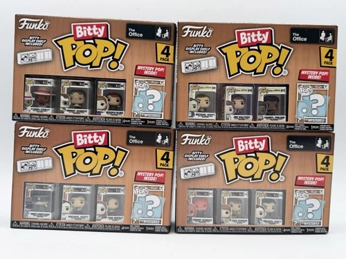 Funko Bitty Pop! The Office  4-Pack Series3 COMPLETE SET OF STANDARDS +4 MYSTERY