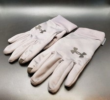 Used Under Armour Men's UA Storm Liner Warm Gray Glove Size Small Really Nice  