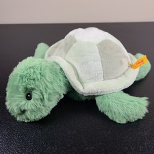 Steiff Stuffed Plush Tuggy Turtle, Soft Cuddly Friend Germany EUC