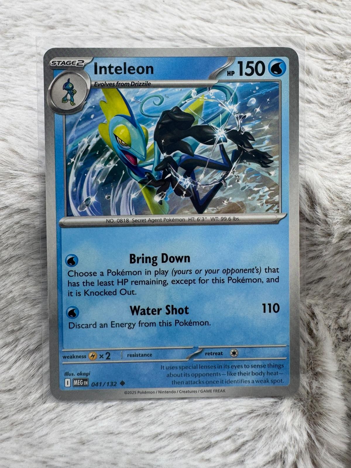 Pokemon ME01: Mega Evolution #041/132 Inteleon