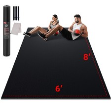 Large Exercise Mat for Home Workout,12'x6  /10'x6'/9'x6'/8'x6'/7'x5'/6'x4' 7m...