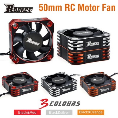 2PCS SURPASS HOBBY Rocket 50mm RC Metall Cooling Fan für 1/8 1/5 1/6 RC Auto