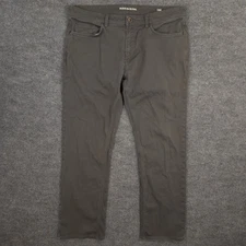 Rodd & Gunn Pants Mens 38X30 Gray Straight Leg 5 Pocket Stretch Preppy Casual