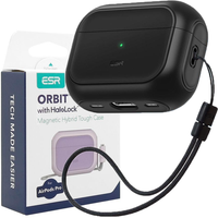 ESR Orbit Halolock Magsafe Case FüR Airpods Pro 1/2, Schwarz