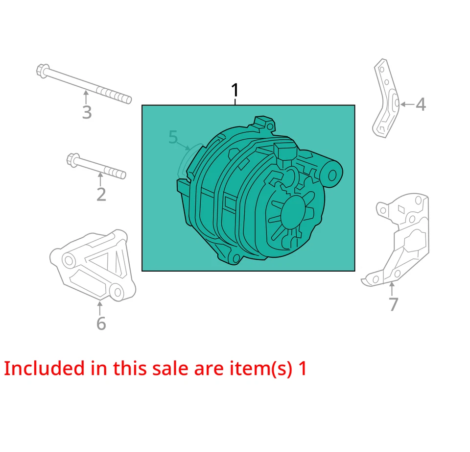 Alternador 2020 Hr-v Sku#3965431 Foto 3 de 4